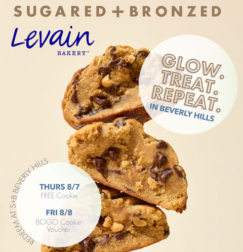 SUGARED + BRONZED x Levain Bakery: A Sweet VIP Access to Pre-Launch