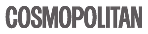 Cosmopolitan logo in black text on a white background