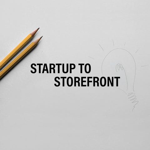 Logo for Startup to Storefront podcast