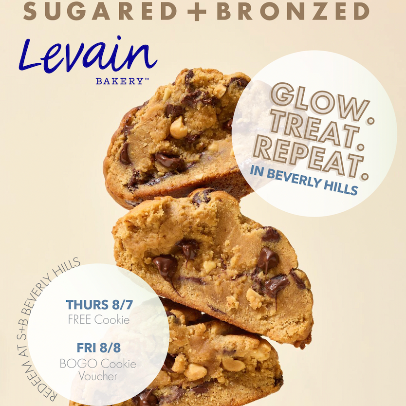 SUGARED + BRONZED x Levain Bakery: A Sweet VIP Access to Pre-Launch