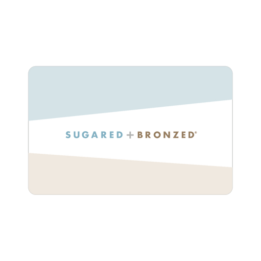 Gift card for online products sold by Sugared and Bronzed